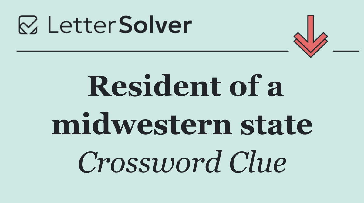 Resident of a midwestern state