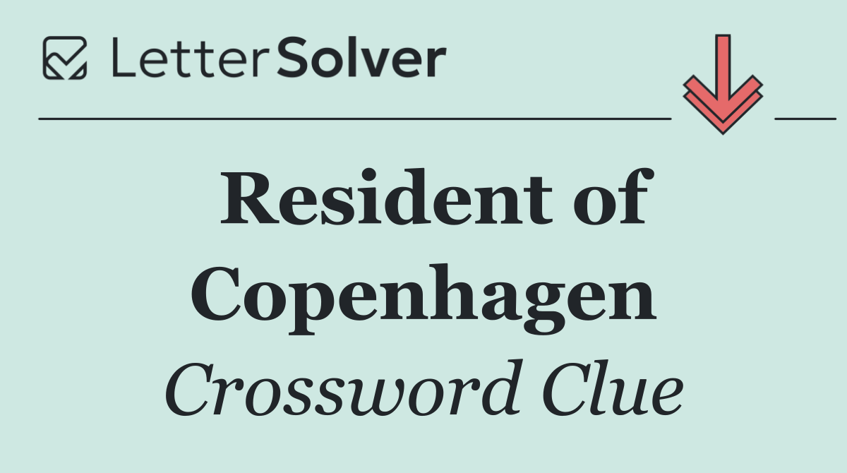 Resident of Copenhagen