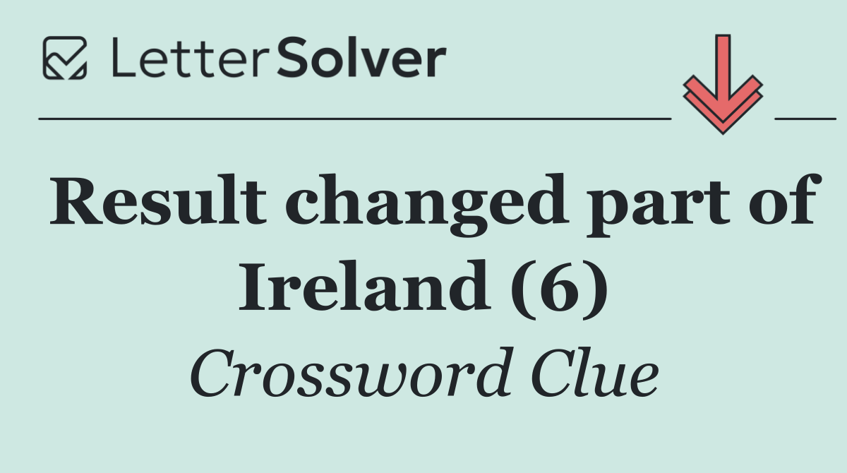 Result changed part of Ireland (6)