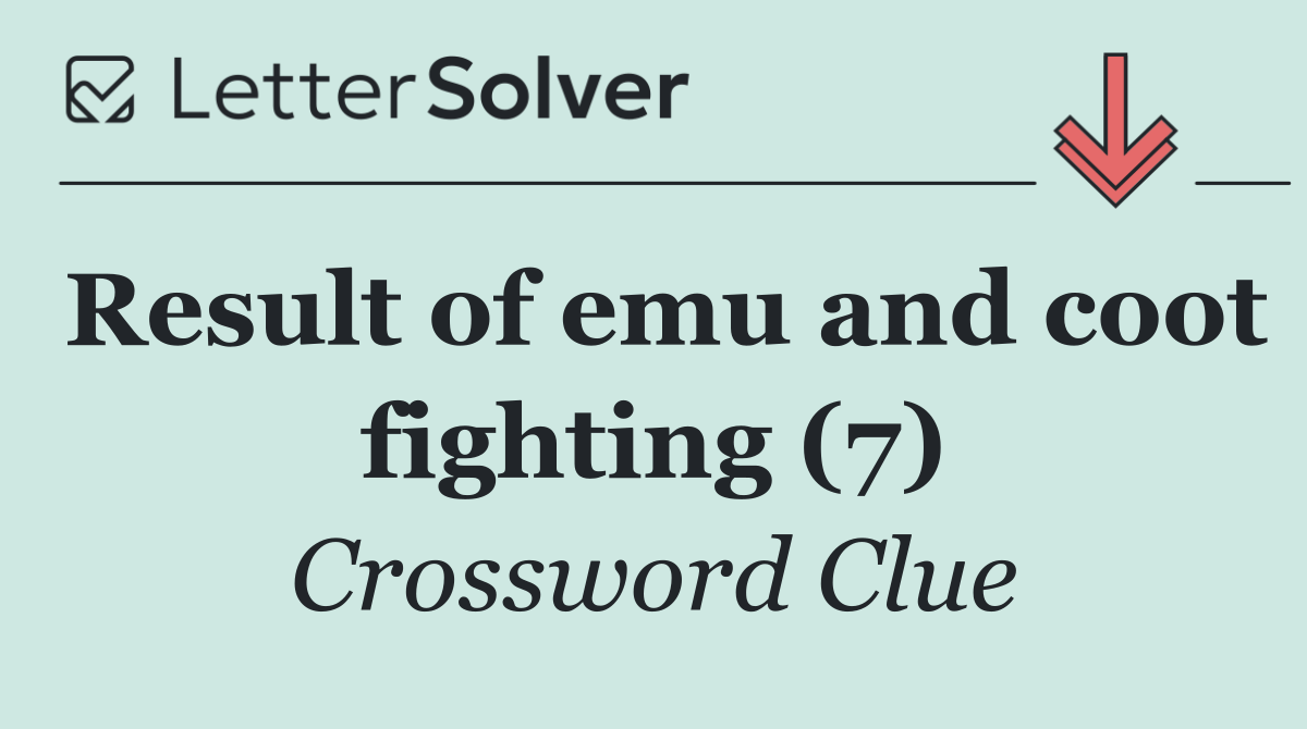 Result of emu and coot fighting (7)