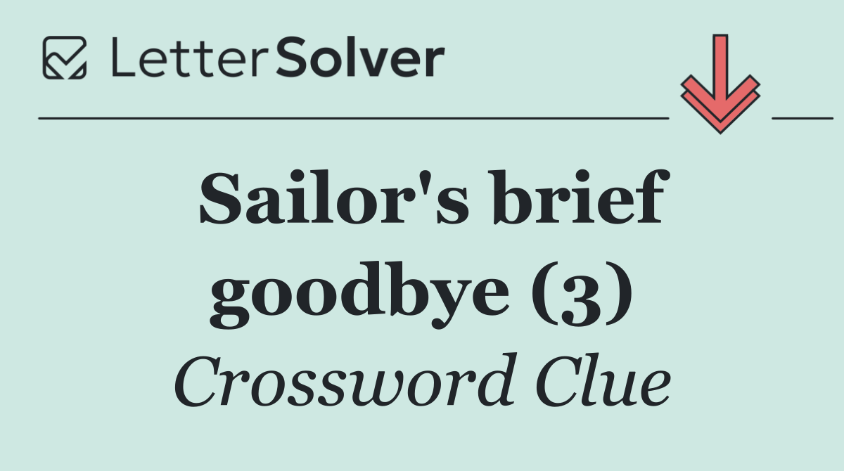 Sailor's brief goodbye (3)