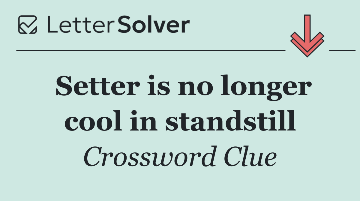 Setter is no longer cool in standstill