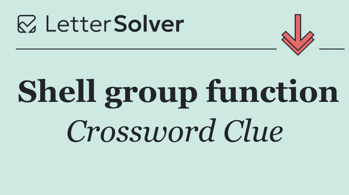 Shell group function