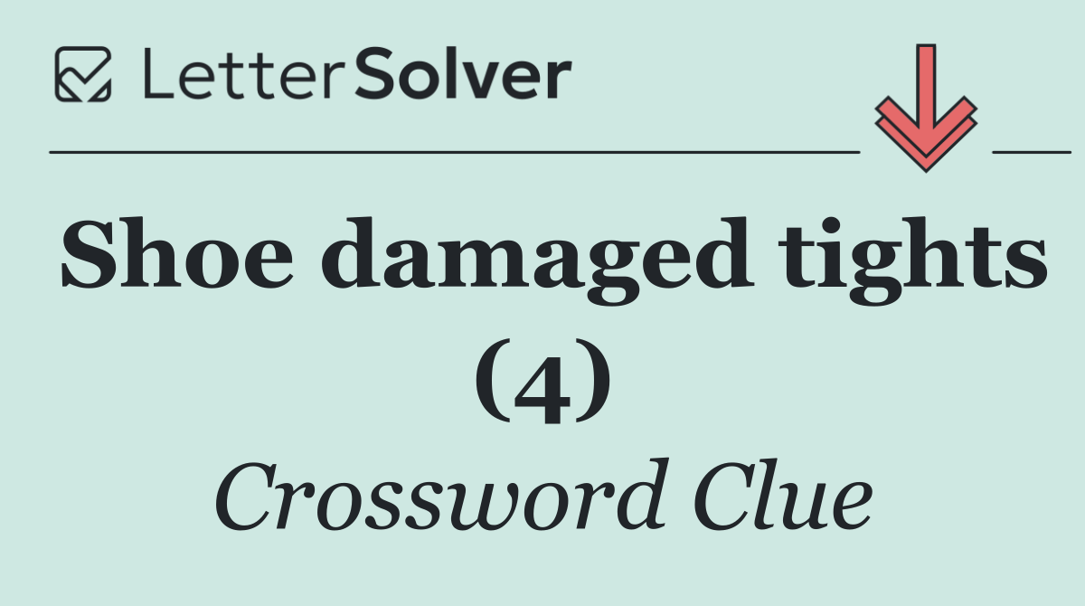 Shoe damaged tights (4)