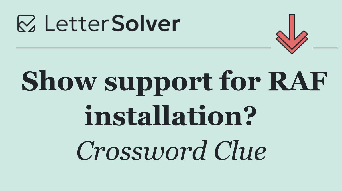 Show support for RAF installation?