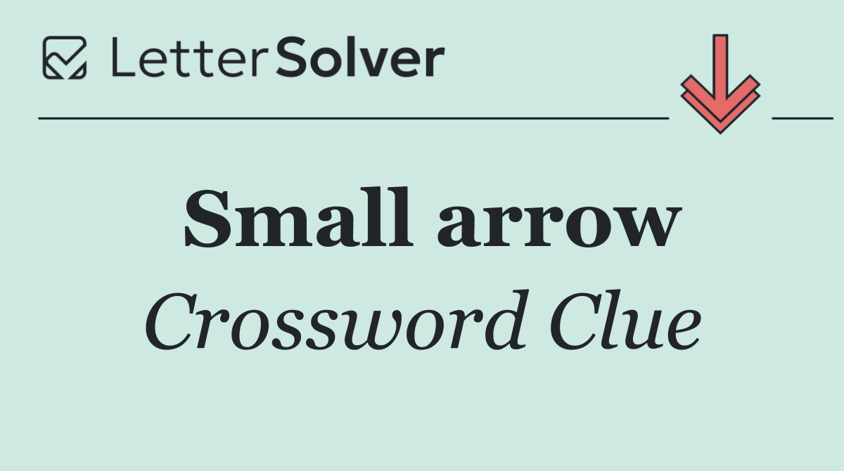 Small arrow