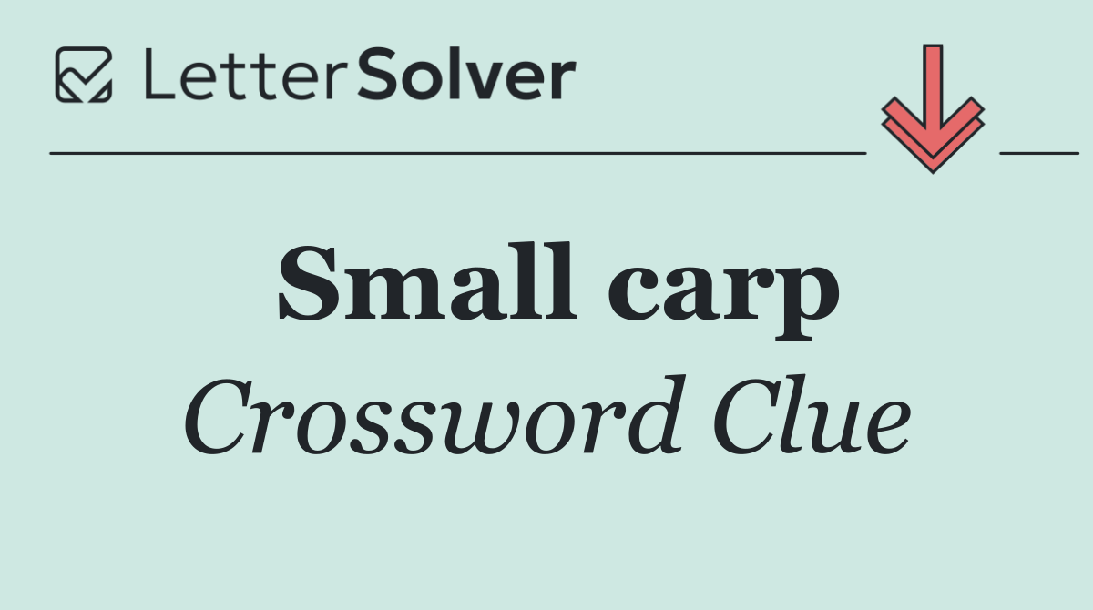 Small carp