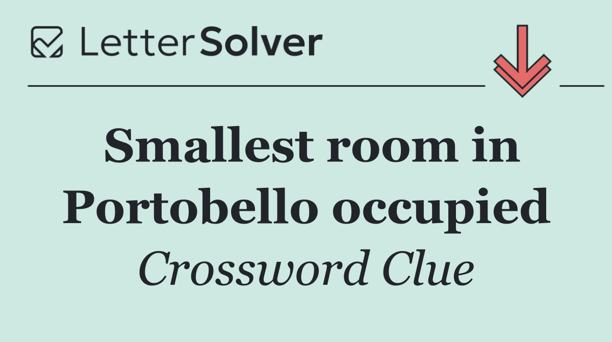 Smallest room in Portobello occupied