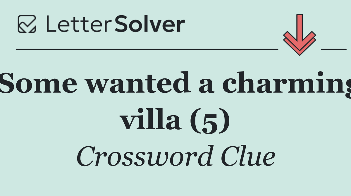 Some wanted a charming villa (5)
