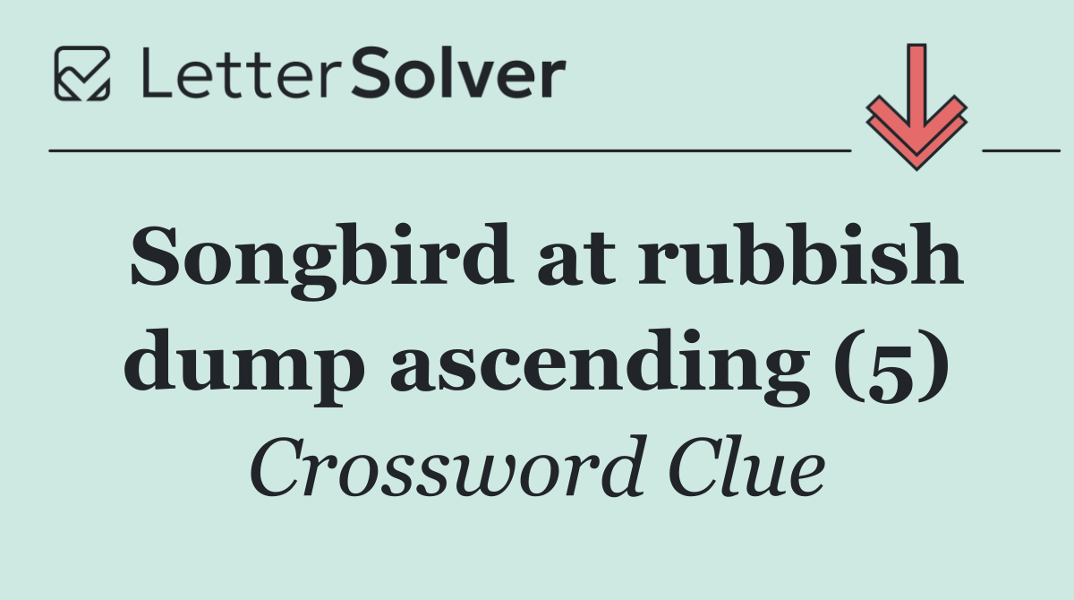 Songbird at rubbish dump ascending (5)