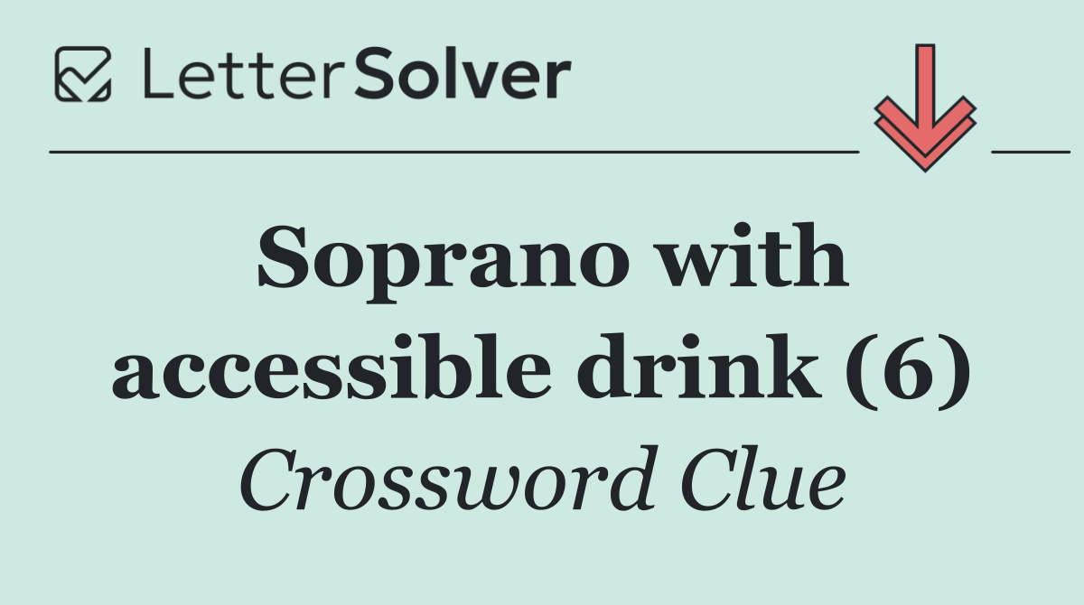 Soprano with accessible drink (6)