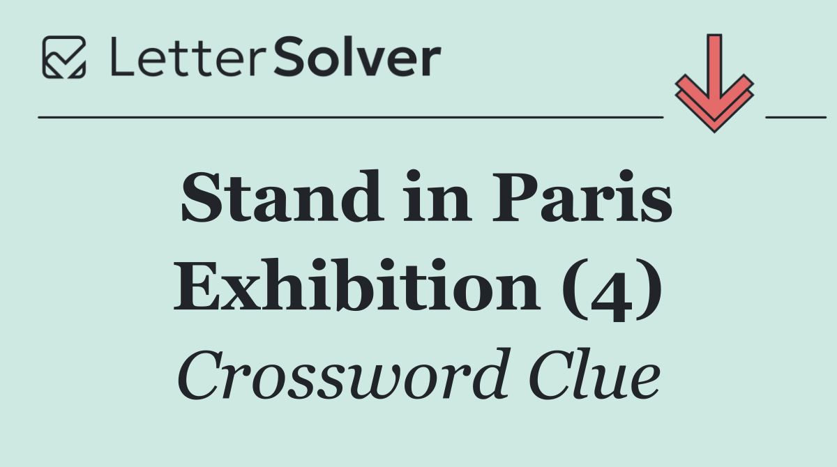 Stand in Paris Exhibition (4)