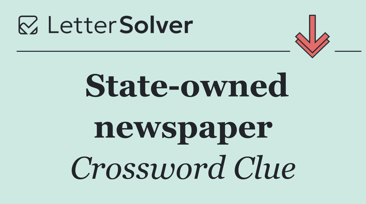 State owned newspaper