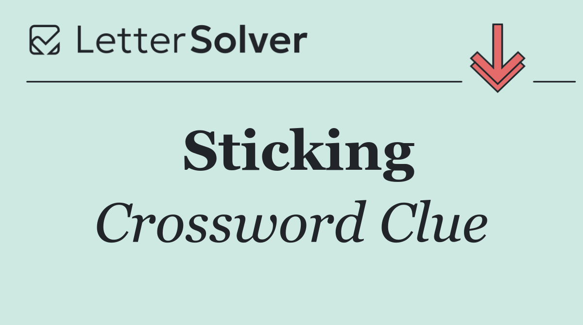 Sticking