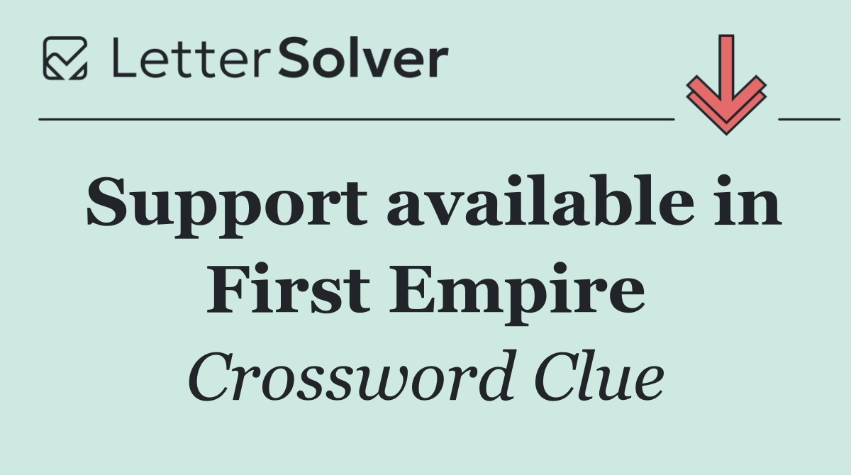 Support available in First Empire