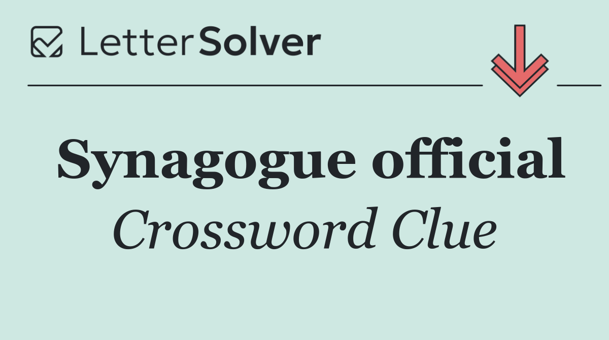 Synagogue official