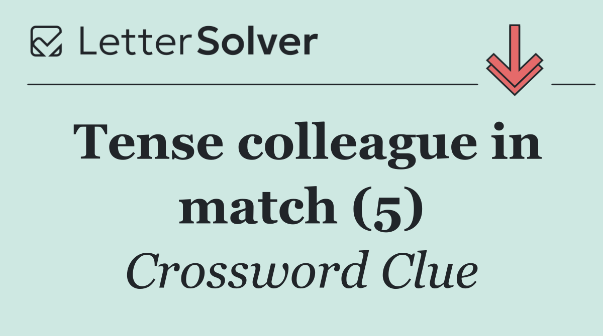 Tense colleague in match (5)