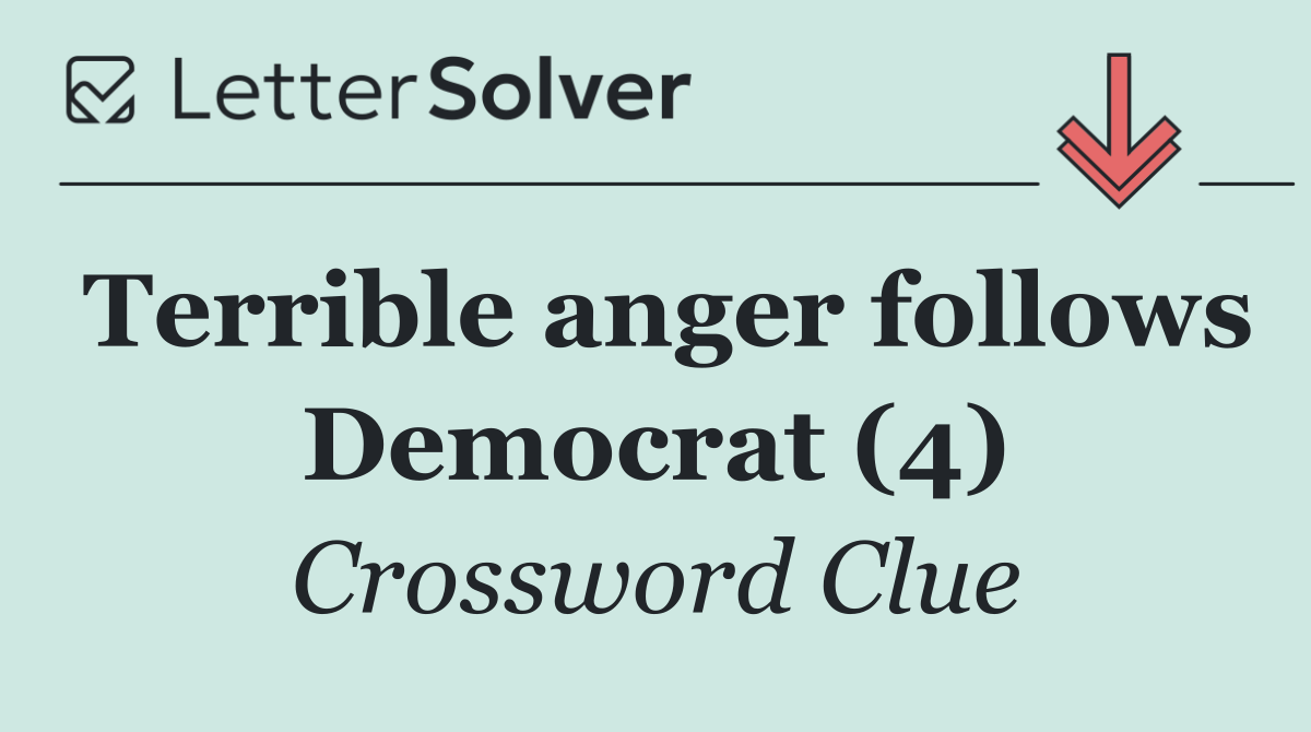 Terrible anger follows Democrat (4)