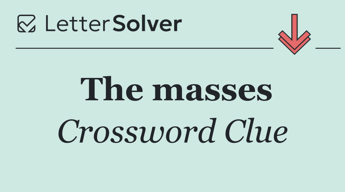 The masses