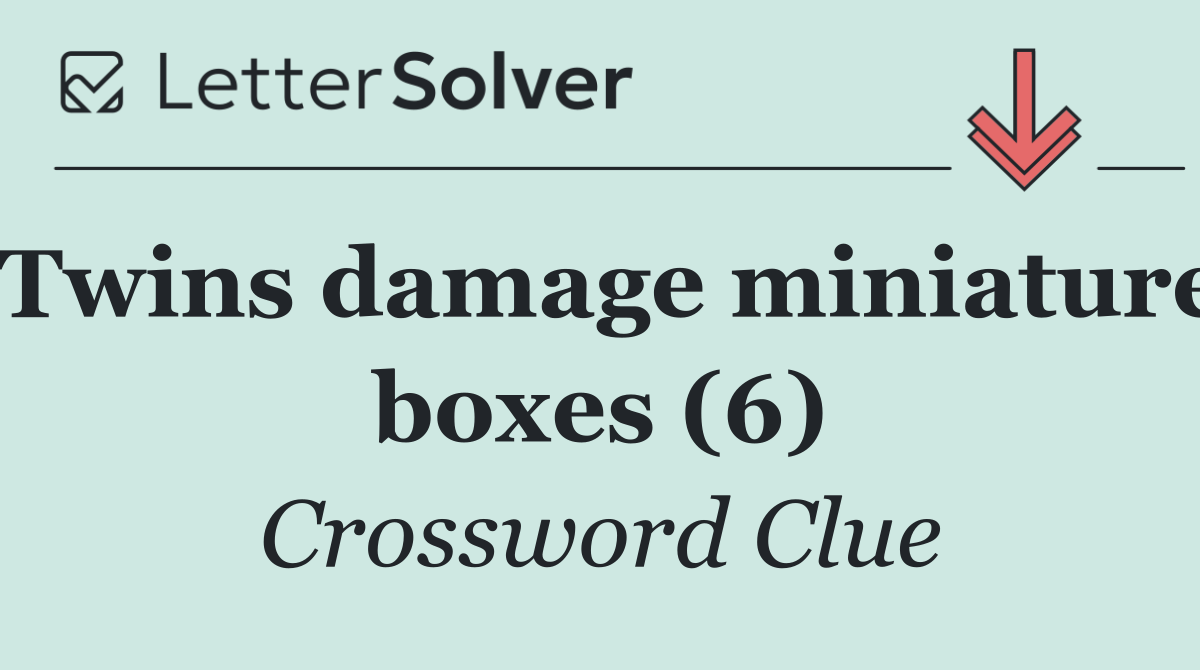 Twins damage miniature boxes (6)