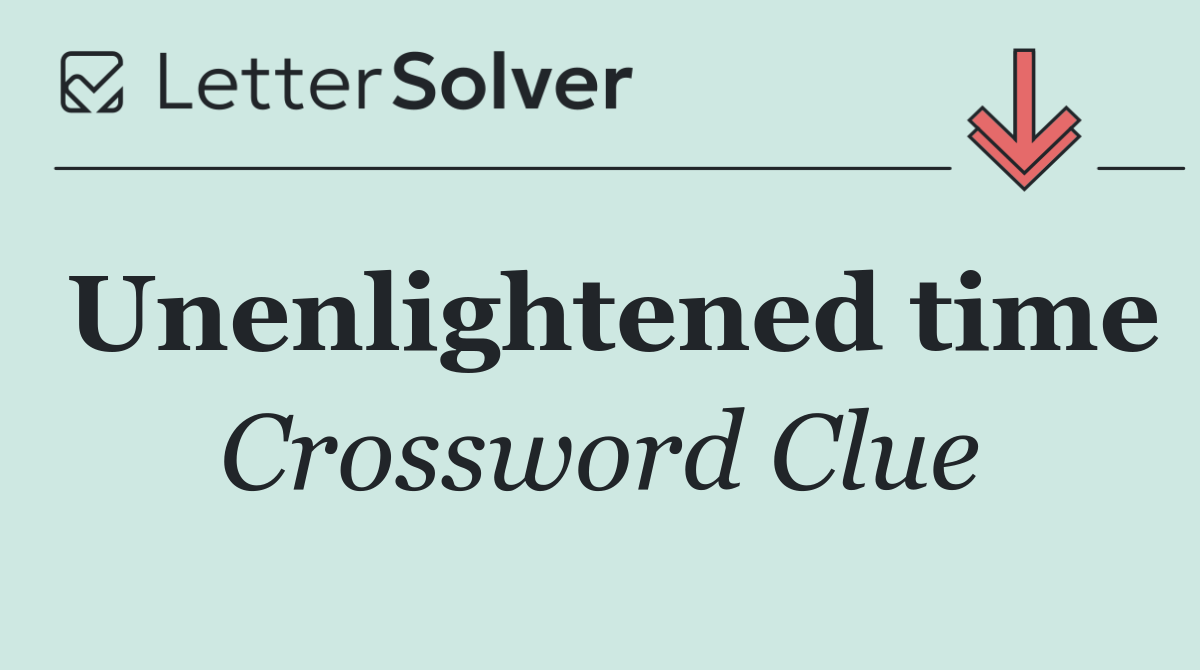 Unenlightened time