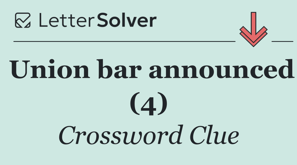 Union bar announced (4)