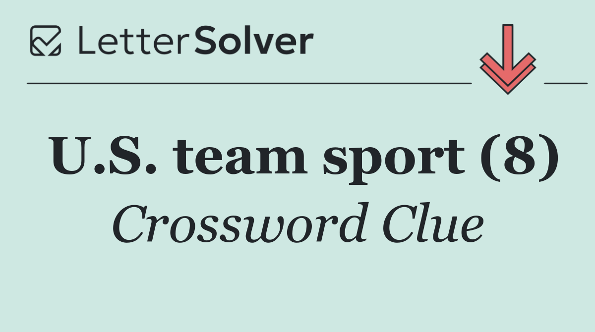 U.S. team sport (8)