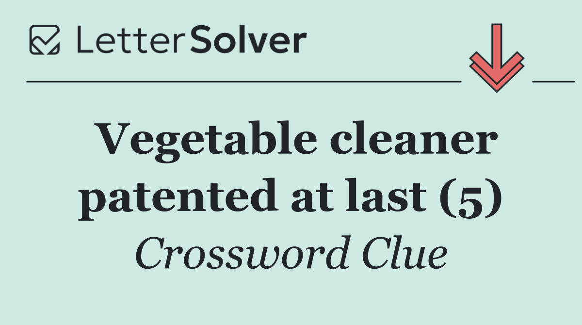 Vegetable cleaner patented at last (5)