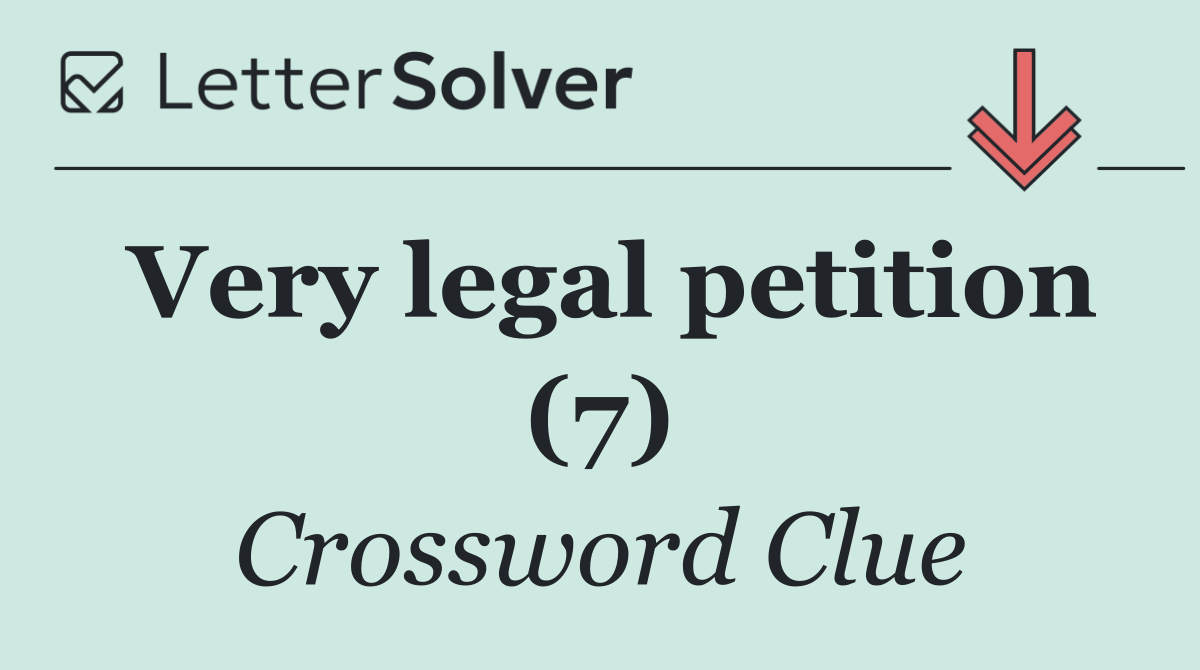 Very legal petition (7)