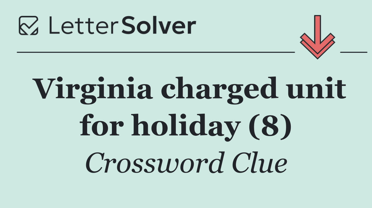 Virginia charged unit for holiday (8)