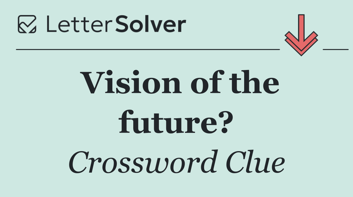 Vision of the future?