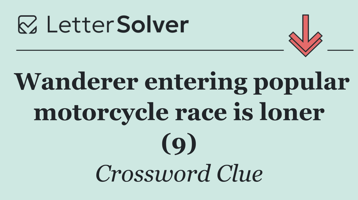Wanderer entering popular motorcycle race is loner (9)