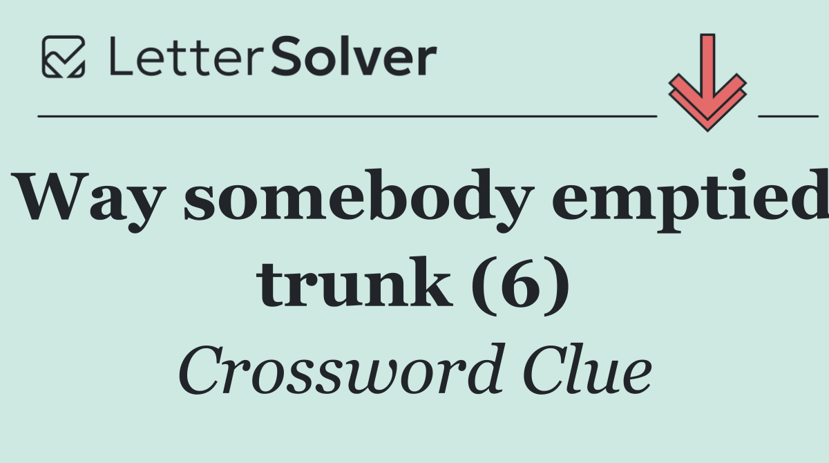 Way somebody emptied trunk (6)