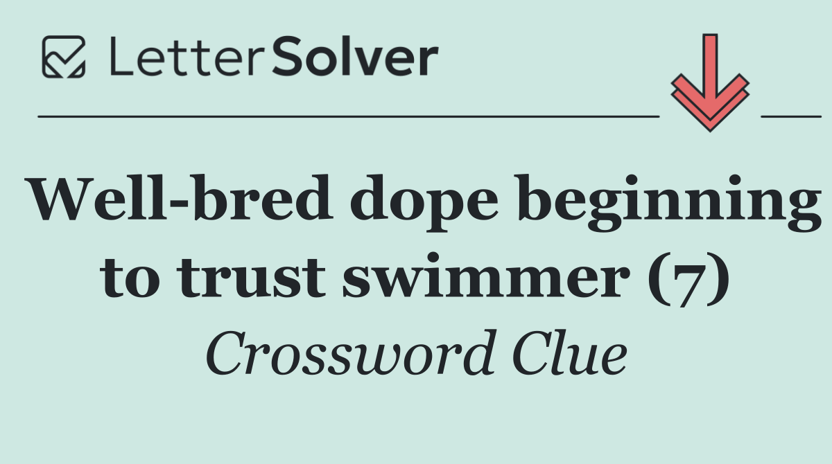 Well bred dope beginning to trust swimmer (7)
