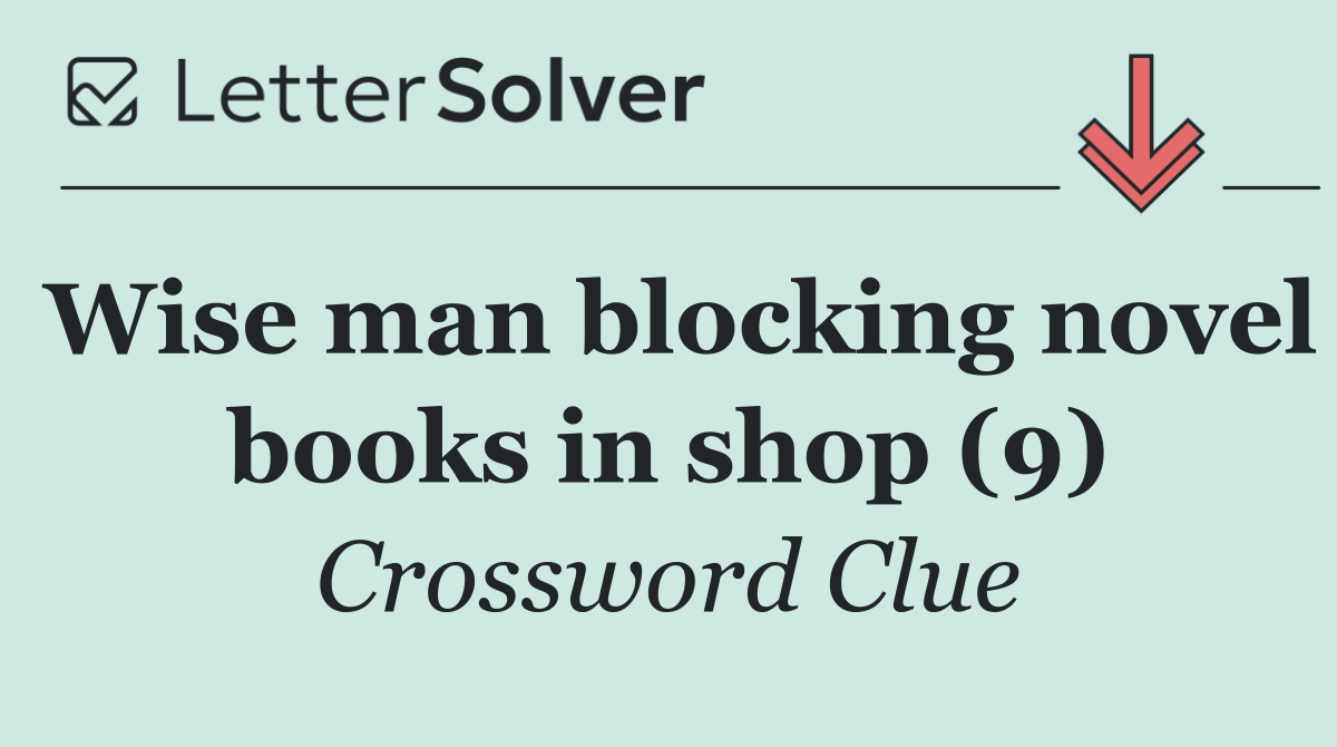 Wise man blocking novel books in shop (9)