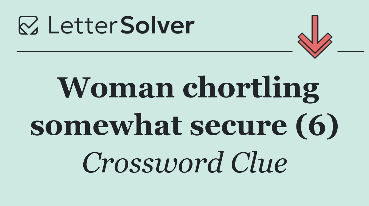 Woman chortling somewhat secure (6)
