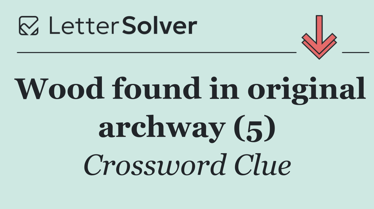 Wood found in original archway (5)