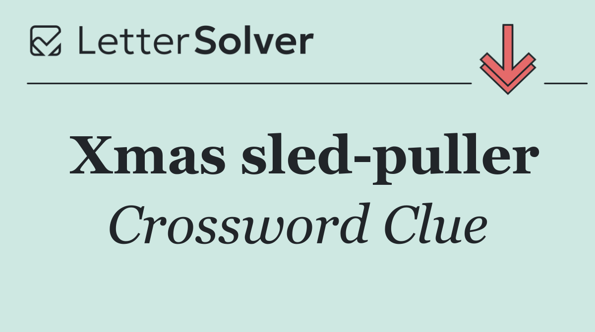 Xmas sled puller