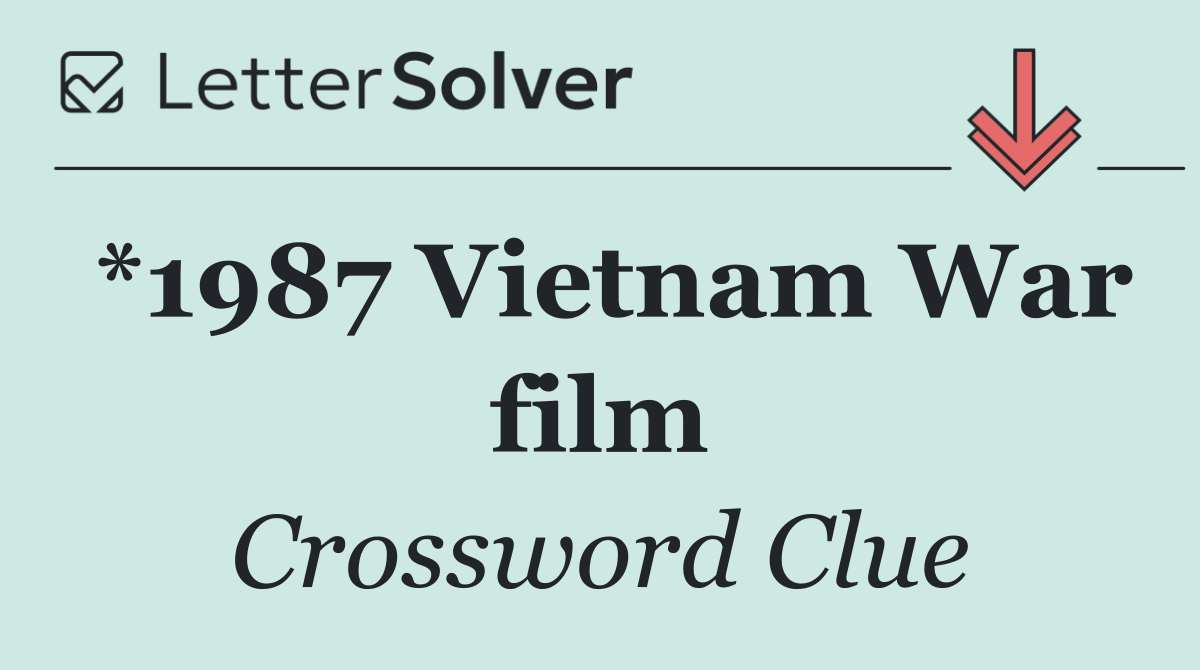 *1987 Vietnam War film