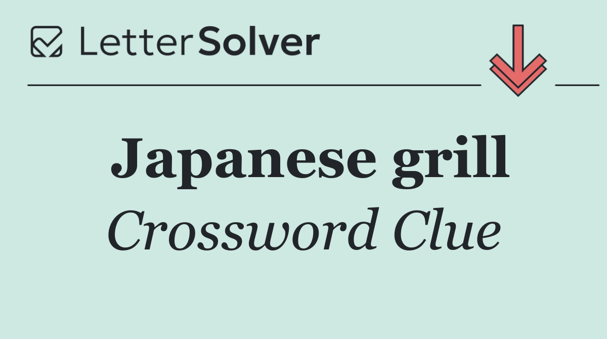 Japanese grill