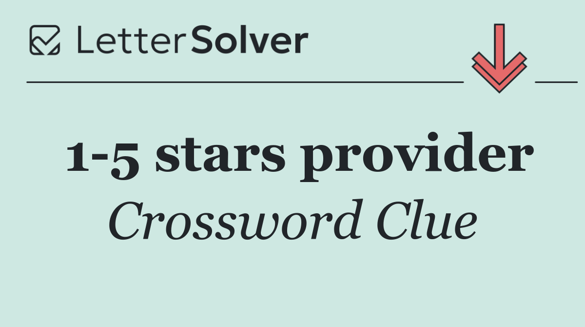 1 5 stars provider