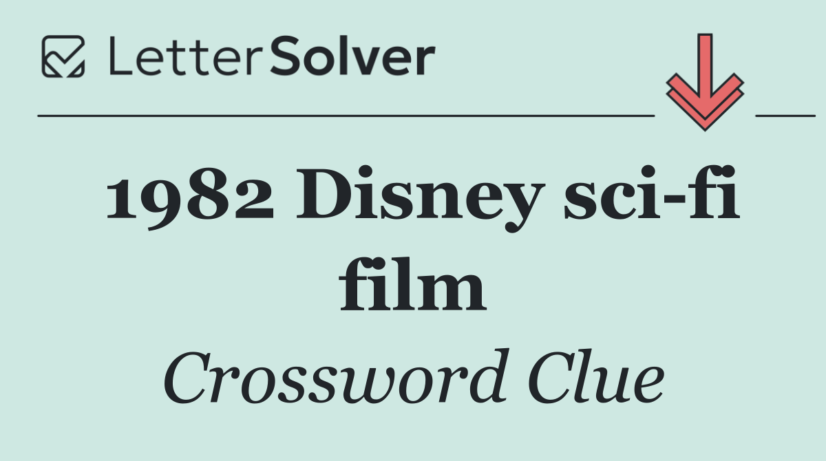 1982 Disney sci fi film