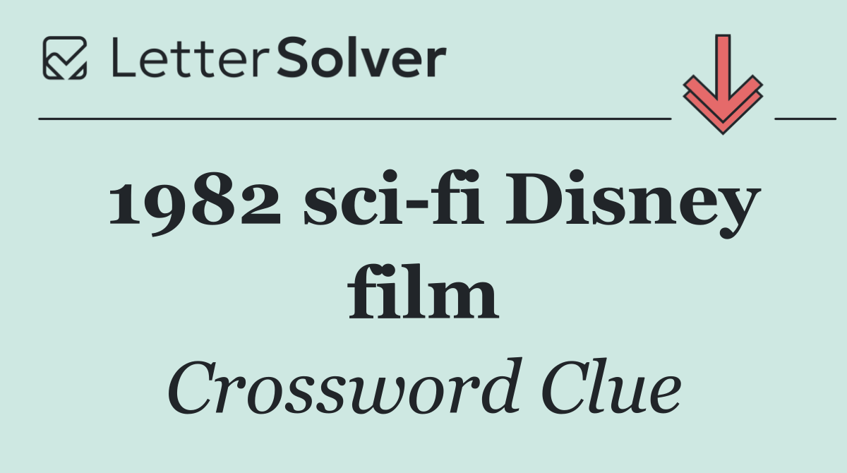 1982 sci fi Disney film