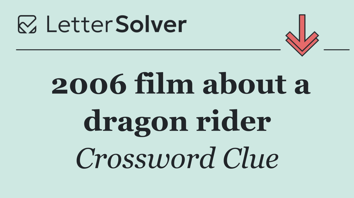 2006 film about a dragon rider