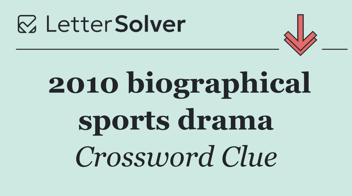 2010 biographical sports drama