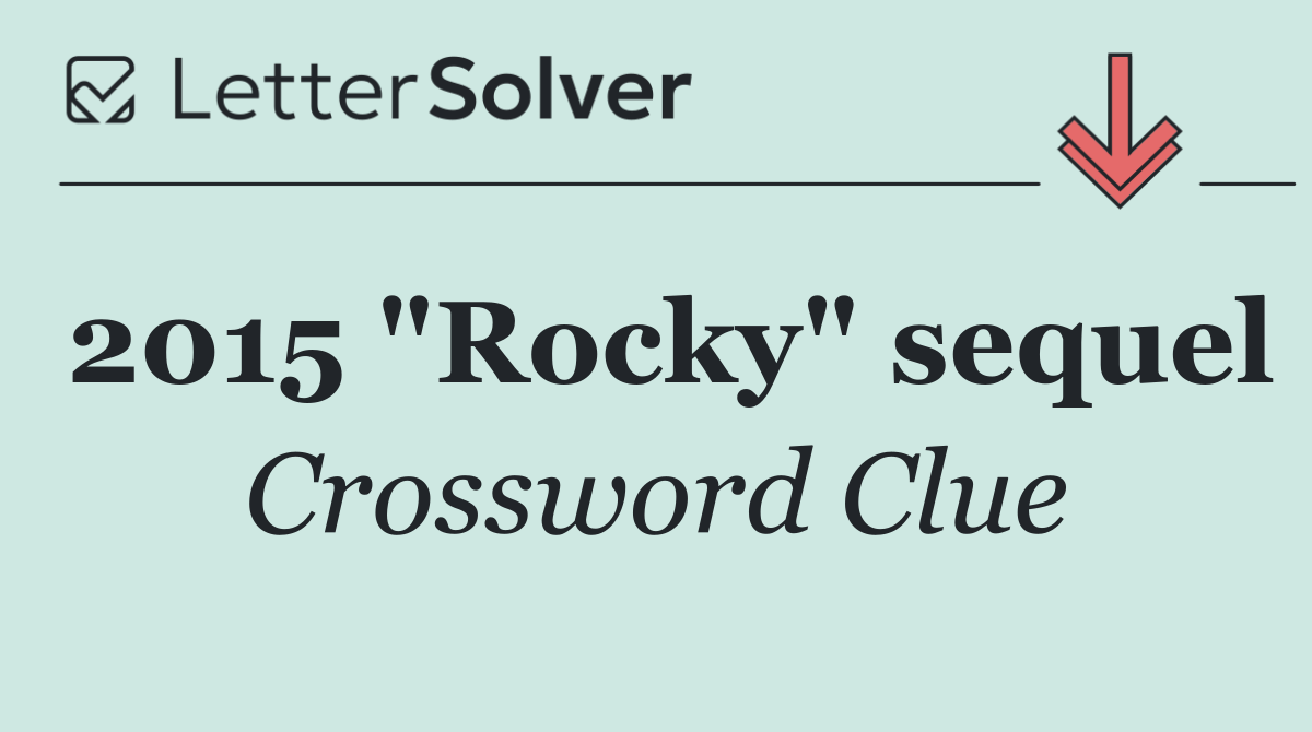 2015 "Rocky" sequel