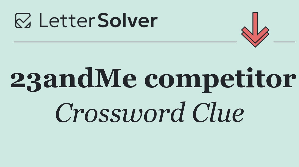 23andMe competitor
