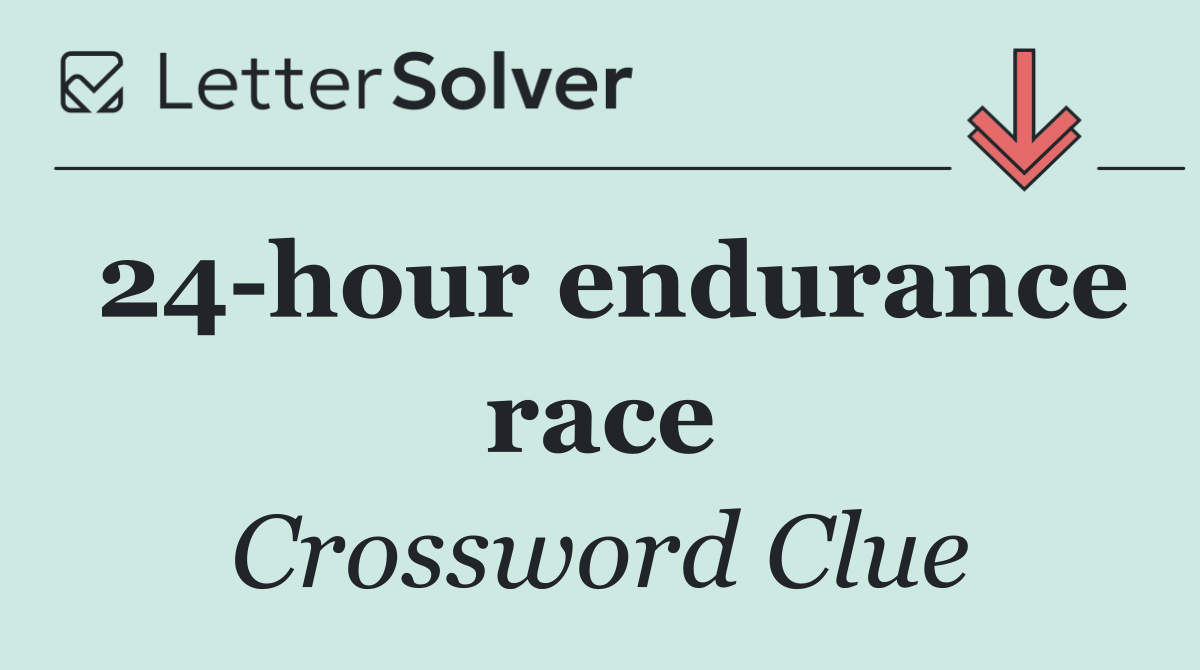 24 hour endurance race