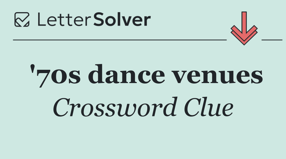 '70s dance venues