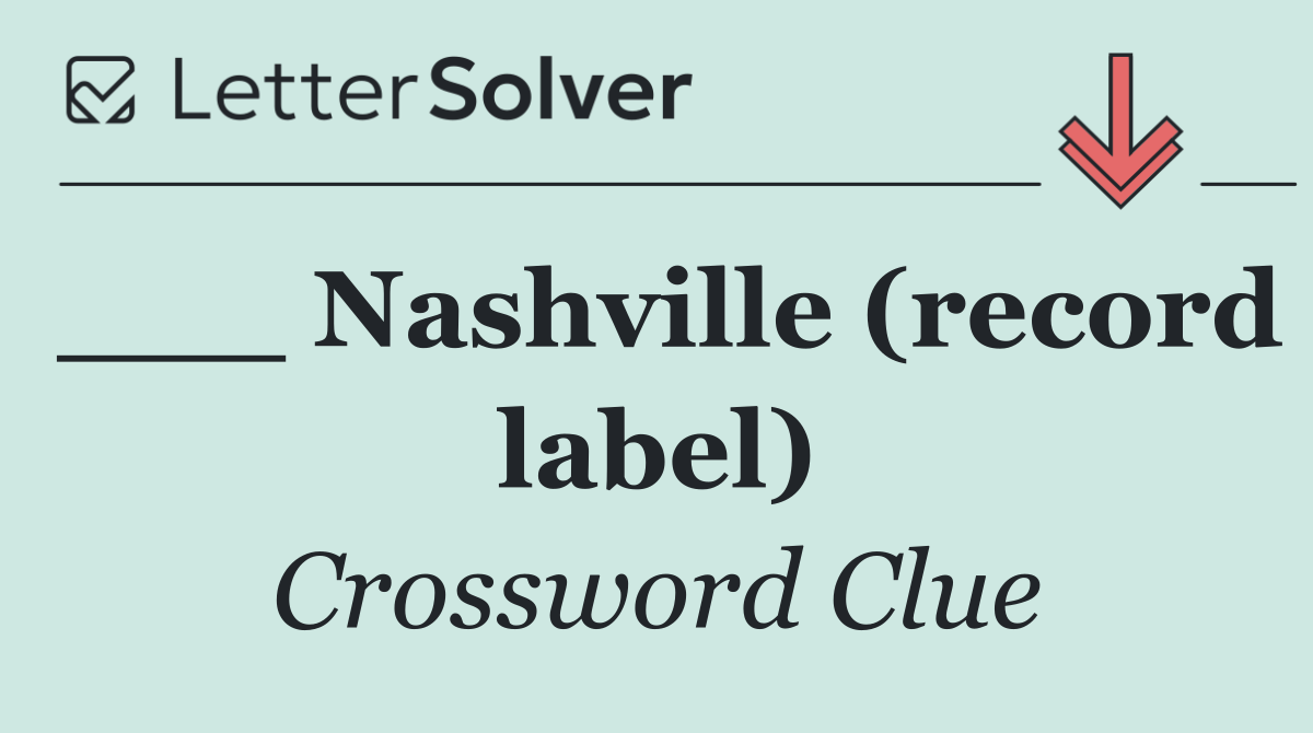 ___ Nashville (record label)